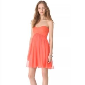 DVF Diane Von Furstenberg Coral Strapless Dress